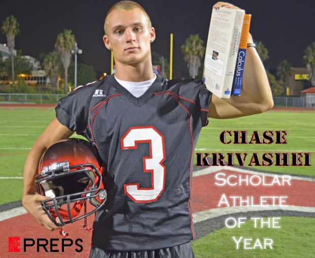 I.E. Prep's Magazine Scholar Athlete of the Year Chase Krivashei
