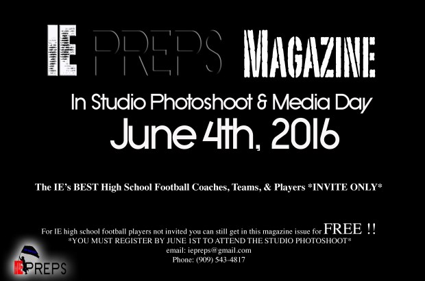 IE PREPS MEDIA DAY flyer black